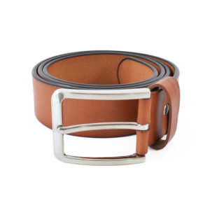 Curea-barbati-piele-naturala-Maro-Deschis-105-cm-1-fata