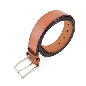 Curea-barbati-piele-naturala-Maro-Deschis-105-cm-4-profil
