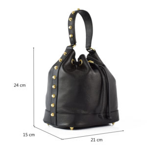 Geanta-dama-Lacey-Neagra-piele-naturala-2-profil