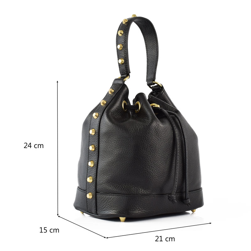 Geanta-dama-Lacey-Neagra-piele-naturala-2-profil