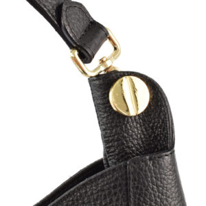Geanta-dama-Lissette-Neagra-piele-naturala-5-detaliu