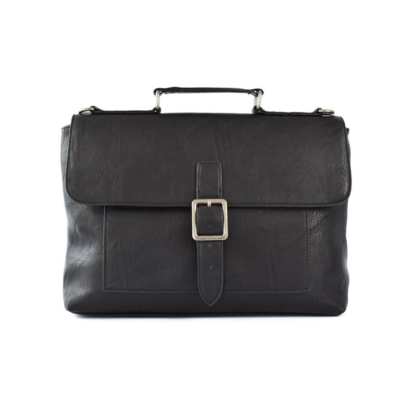 Geanta-dama-Office-Laptop-Neagra-1-fata