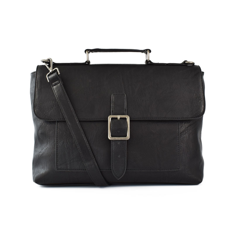Geanta-dama-Office-Laptop-Neagra-4-cu-bretea
