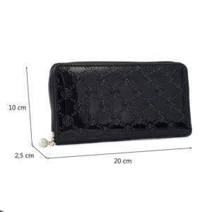 Portofel-dama-Flowers-Negru-2