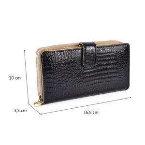 Portofel-dama-Lavrille-Noir-piele-naturala-2-profil