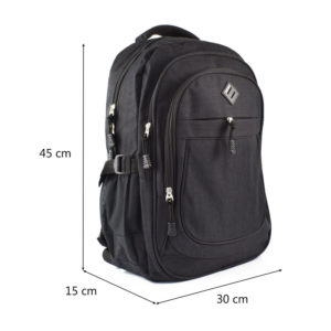 Rucsac-Unisex-Armand-USB-Negru-2-profil