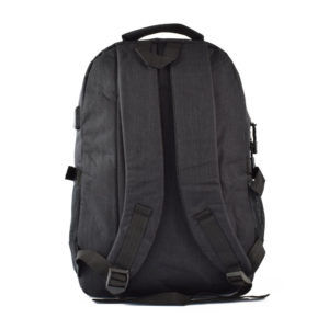 Rucsac-Unisex-Armand-USB-Negru-3-spate