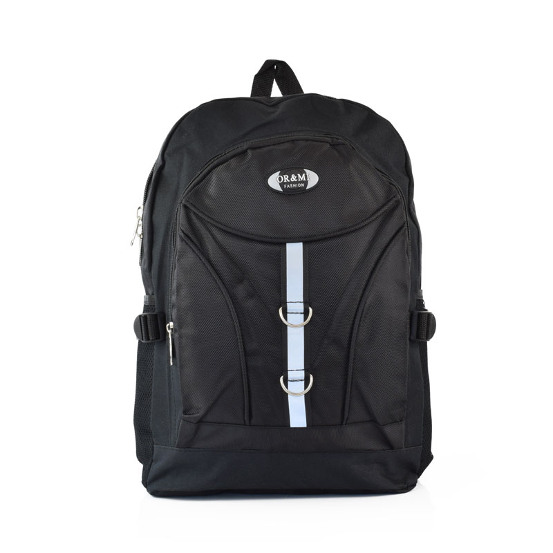 Rucsac-Unisex-OrmiSpot-Negru-1-fata