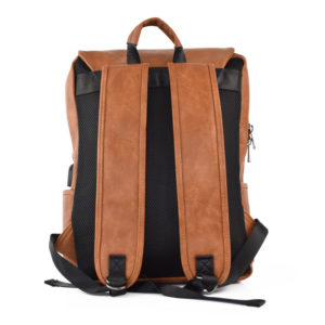 Rucsac-Unisex-Sacha-cu-USB-Maro-Deschis-3-spate