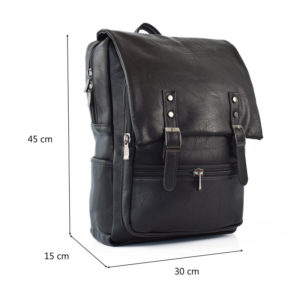 Rucsac-Unisex-Sacha-cu-USB-Negru-2-profil