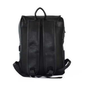 Rucsac-Unisex-Sacha-cu-USB-Negru-3-spate