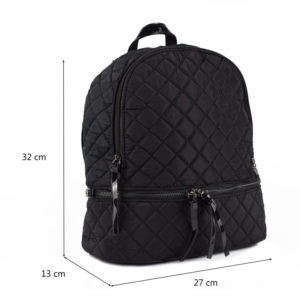 Rucsac-dama-BlackSquare-Negru-2-profil