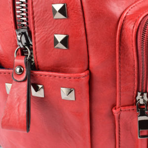 Rucsac-dama-Cassie-Rosu-4-detaliu