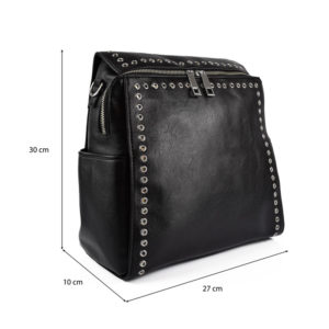 Rucsac-dama-Cellie-Negru-2-profil