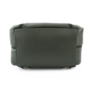 Rucsac-dama-Lucie-Vert-piele-naturala-6-detaliu