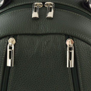 Rucsac-dama-Lucie-Vert-piele-naturala-7-detaliu
