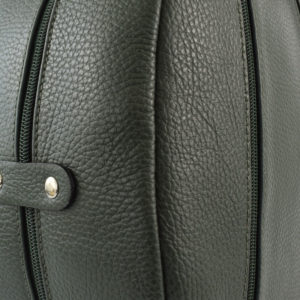 Rucsac-dama-Lucie-Vert-piele-naturala-8-detaliu