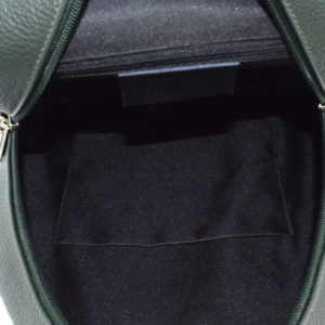 Rucsac-dama-Lucie-Vert-piele-naturala-9-interior