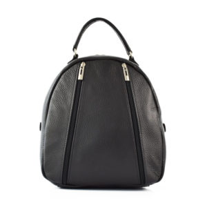 Rucsac-dama-Lucille-Noir-piele-naturala-1-fata