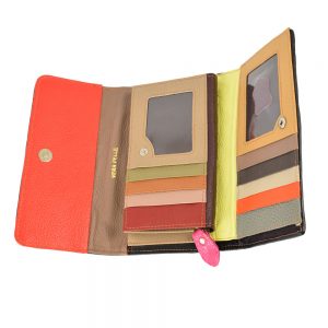 Portofel-dama-Leaves-Multicolor-5-interior