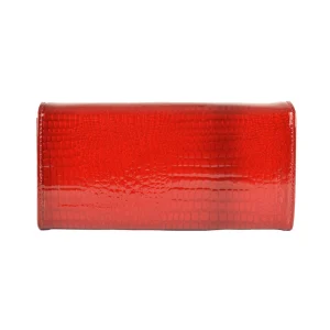 Portofel dama Gregorio Red piele naturala RFID rosu fata