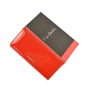 Portofel dama Pierre Cardin Black piele naturala rosu cutie