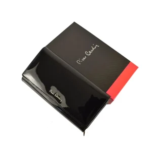 Portofel dama Pierre Cardin Red piele naturala negru cutie