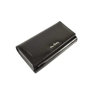 Portofel dama Pierre Cardin Red piele naturala negru deasupra