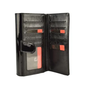 Portofel dama Pierre Cardin Red piele naturala negru interior 2