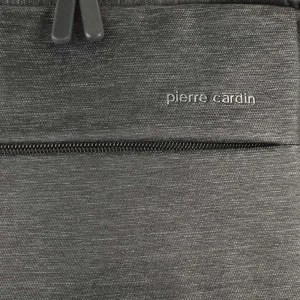 Rucsac barbati Pierre Cardin Laptop USB Gri Inchis detaliu 1
