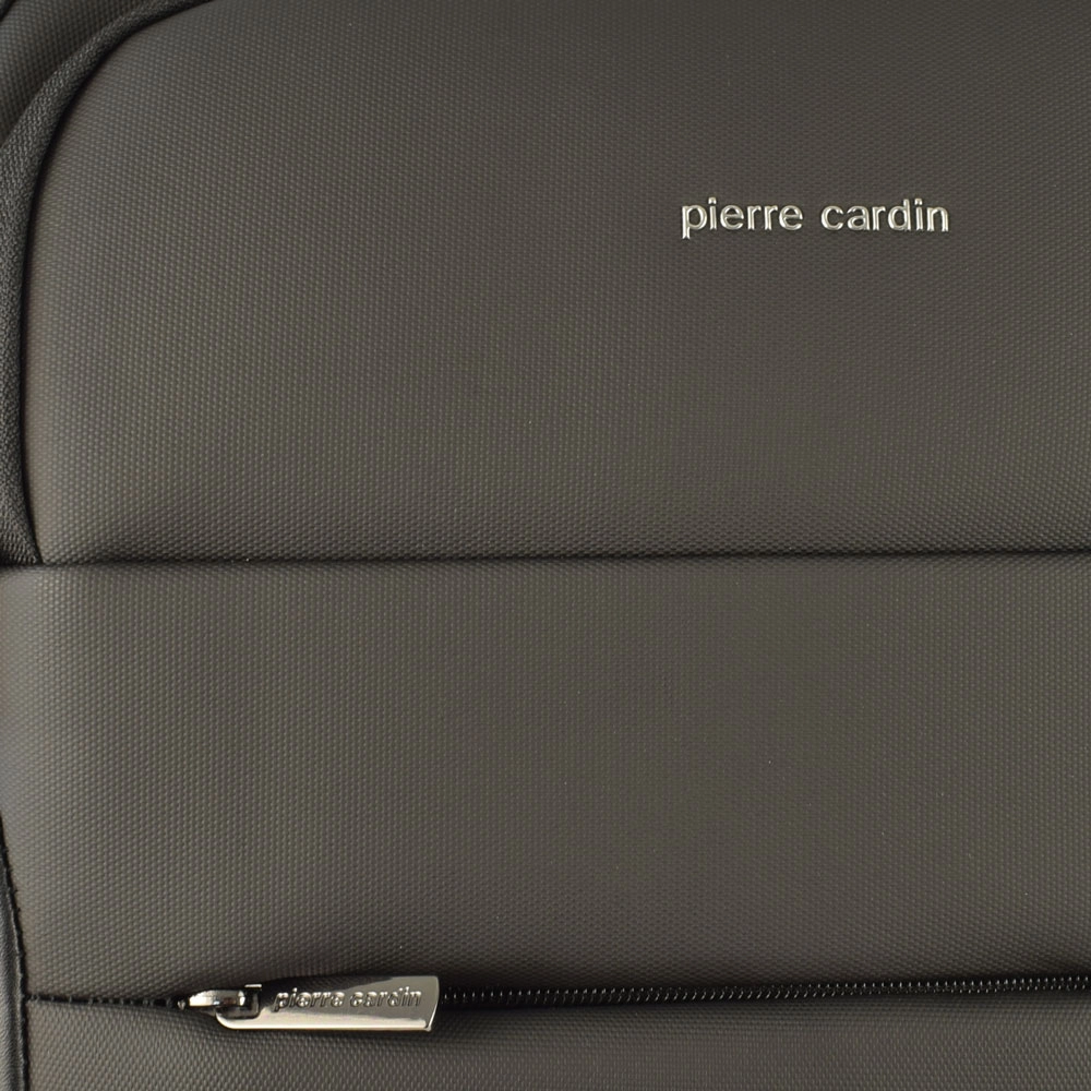 Rucsac barbati Pierre Cardin Laptop USB Negru detaliu 3
